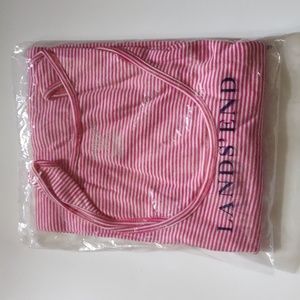 Lands end, women's, size medium, racerback tank top laurelbloss stripe